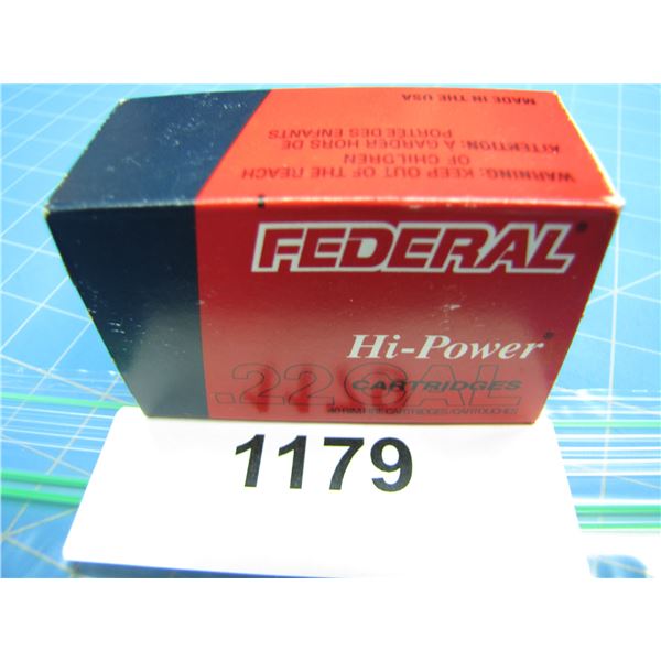 COLLECTOR BOX OF .22 AMMO