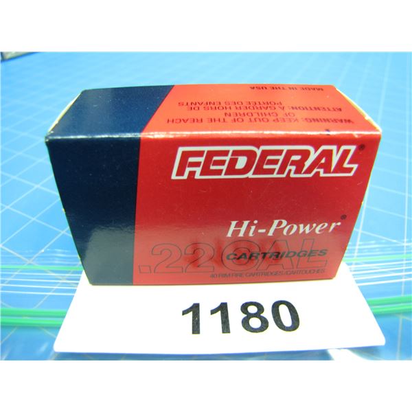 COLLECTOR BOX OF .22 AMMO