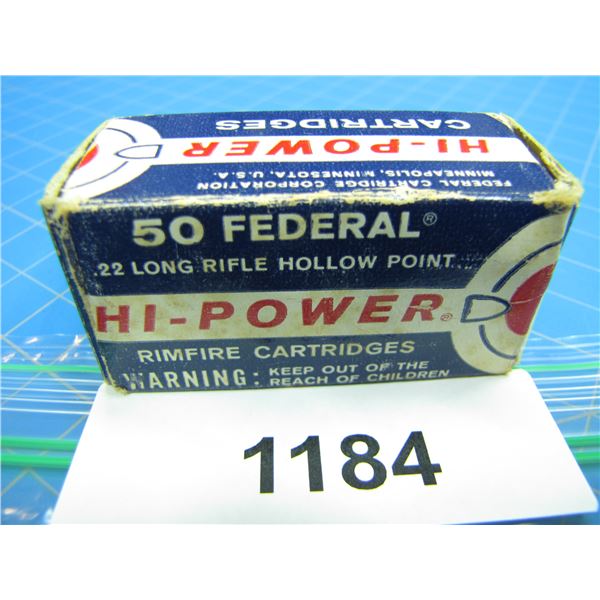 COLLECTOR BOX OF .22 AMMO