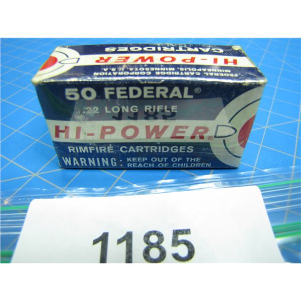 COLLECTOR BOX OF .22 AMMO