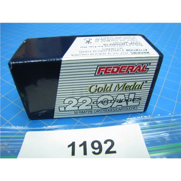 COLLECTOR BOX OF .22 AMMO