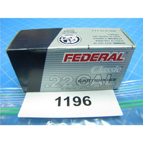 COLLECTOR BOX OF .22 AMMO