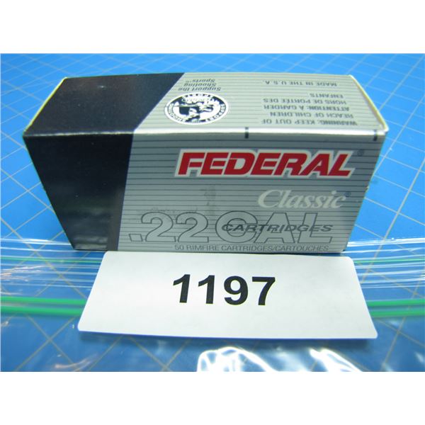 COLLECTOR BOX OF .22 AMMO