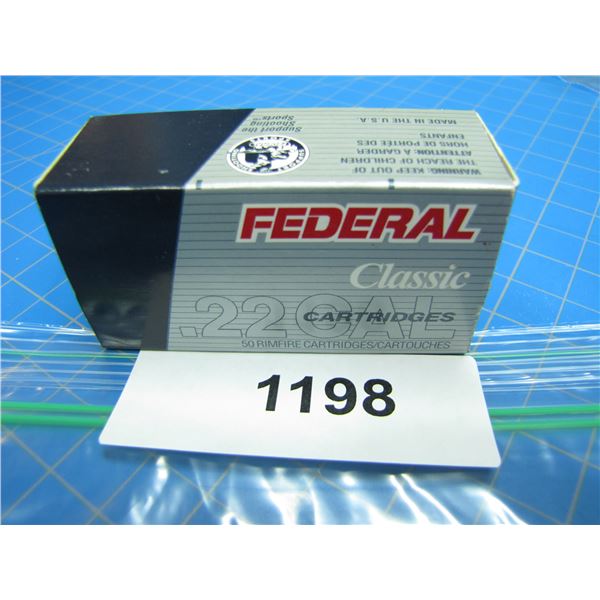 COLLECTOR BOX OF .22 AMMO