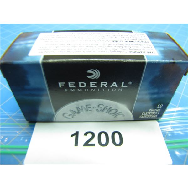 COLLECTOR BOX OF .22 AMMO