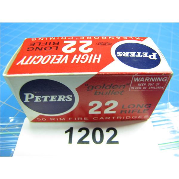 COLLECTOR BOX OF .22 AMMO