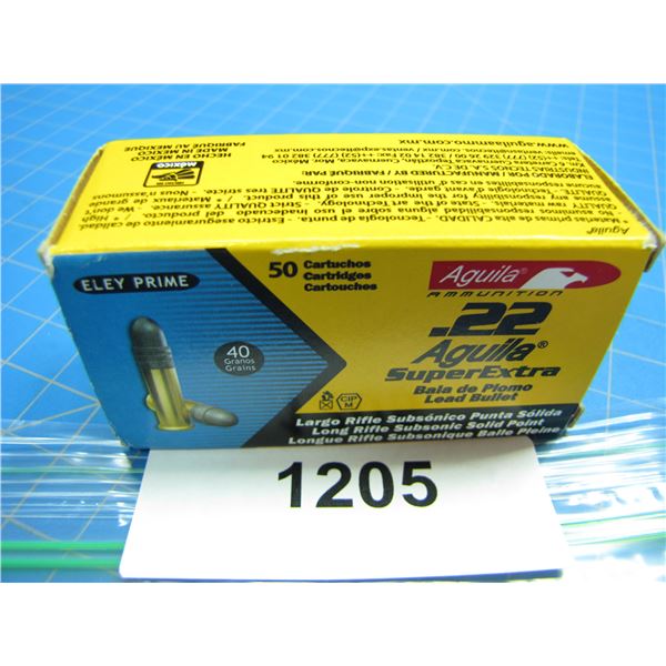 COLLECTOR BOX OF .22 AMMO