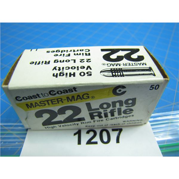 COLLECTOR BOX OF .22 AMMO