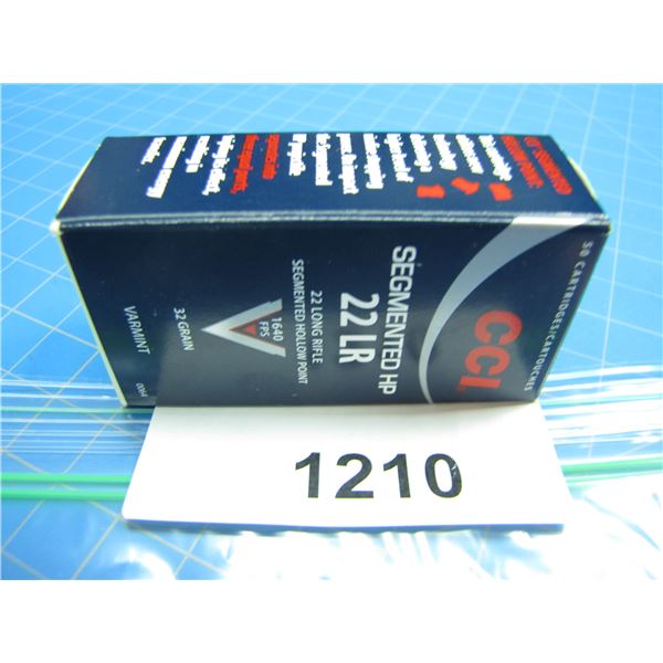 COLLECTOR BOX OF .22 AMMO