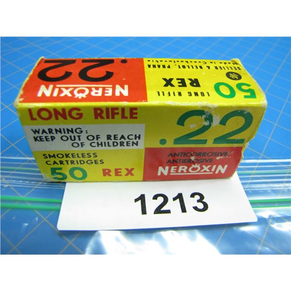 COLLECTOR BOX OF .22 AMMO