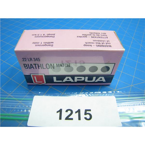 COLLECTOR BOX OF .22 AMMO