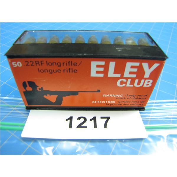 COLLECTOR BOX OF .22 AMMO