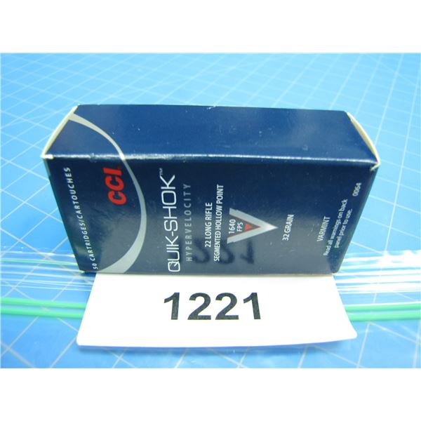 COLLECTOR BOX OF .22 AMMO