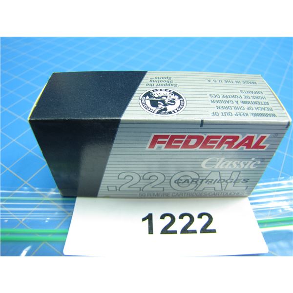 COLLECTOR BOX OF .22 AMMO