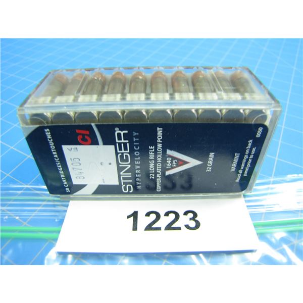 COLLECTOR BOX OF .22 AMMO