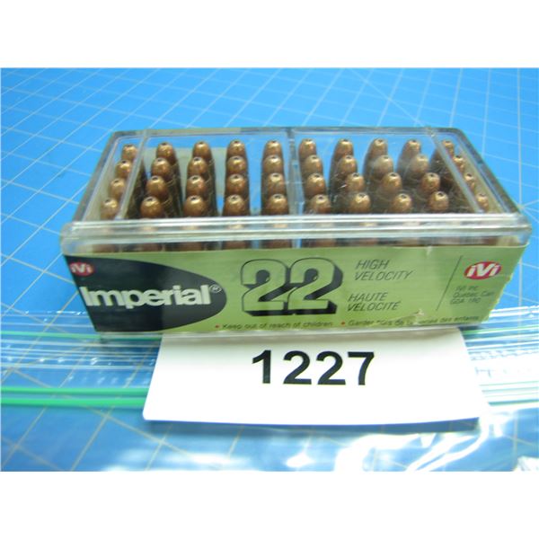 COLLECTOR BOX OF .22 AMMO