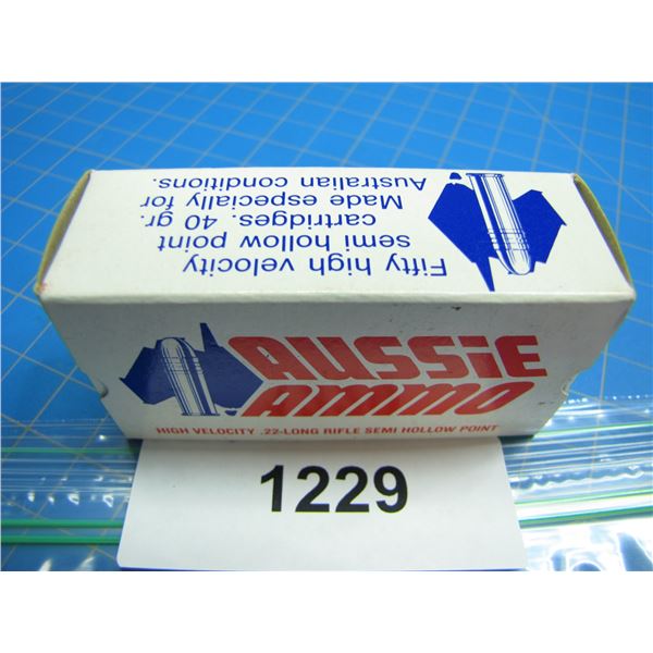 COLLECTOR BOX OF .22 AMMO