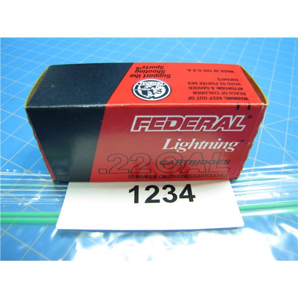 COLLECTOR BOX OF .22 AMMO