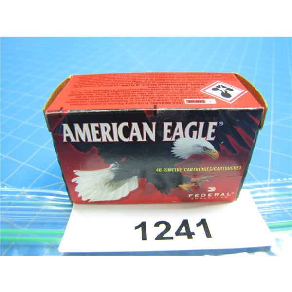 COLLECTOR BOX OF .22 AMMO