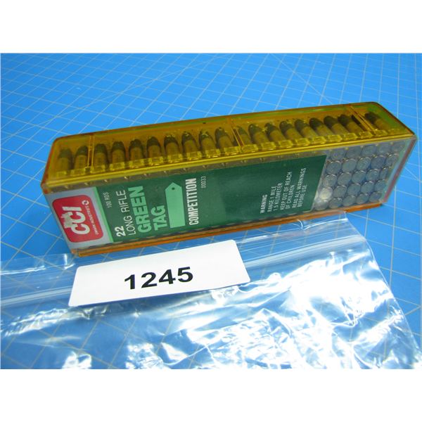 COLLECTOR BOX OF .22 AMMO