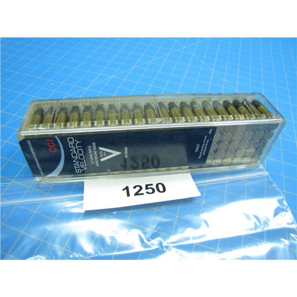 COLLECTOR BOX OF .22 AMMO