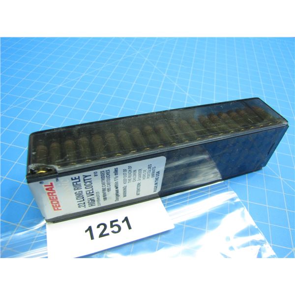 COLLECTOR BOX OF .22 AMMO