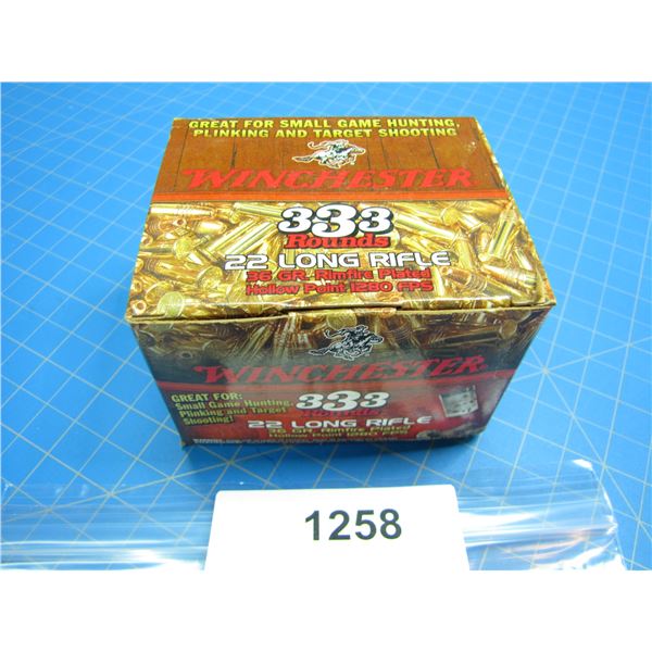 COLLECTOR BOX OF .22 AMMO