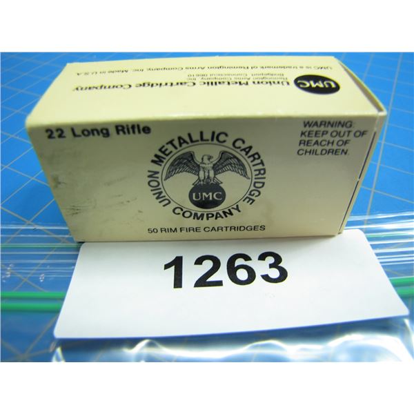 COLLECTOR BOX OF .22 AMMO