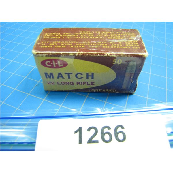 COLLECTOR BOX OF .22 AMMO