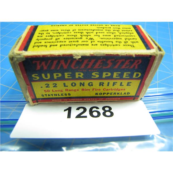 COLLECTOR BOX OF .22 AMMO