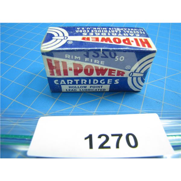 COLLECTOR BOX OF .22 AMMO