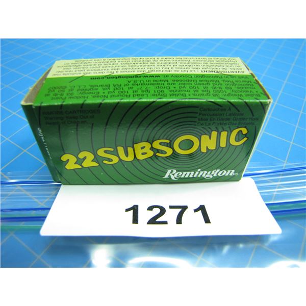 COLLECTOR BOX OF .22 AMMO