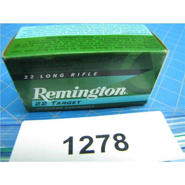 COLLECTOR BOX OF .22 AMMO