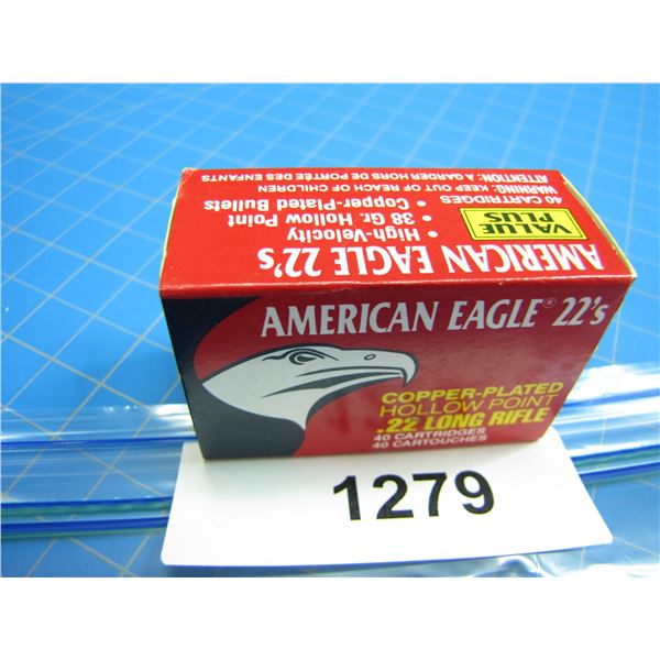 COLLECTOR BOX OF .22 AMMO