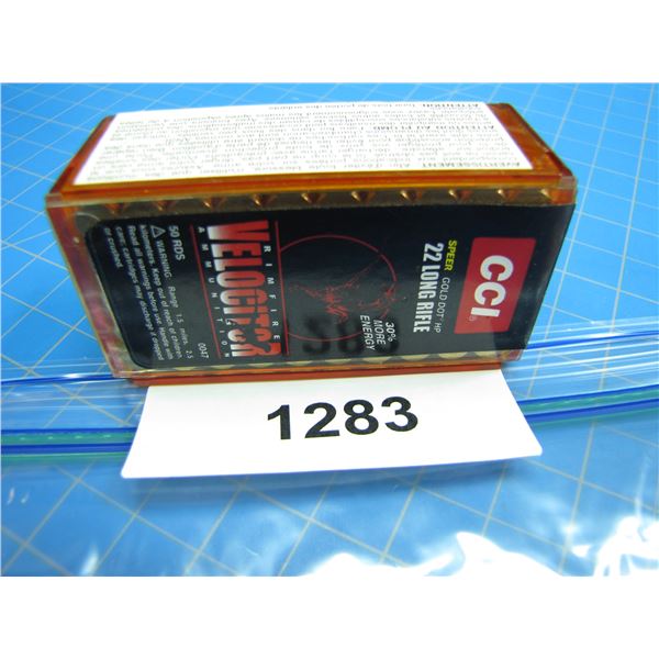 COLLECTOR BOX OF .22 AMMO