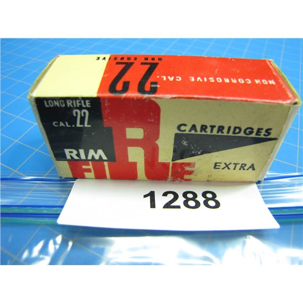 COLLECTOR BOX OF .22 AMMO