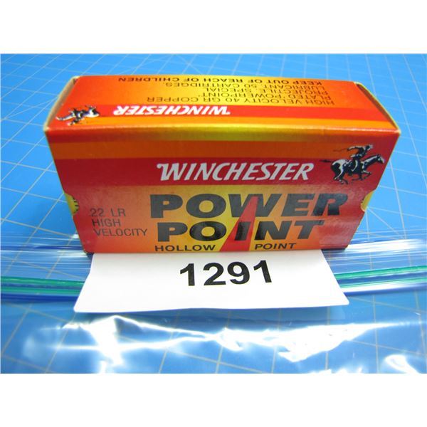 COLLECTOR BOX OF .22 AMMO