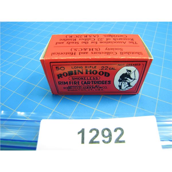 COLLECTOR BOX OF .22 AMMO