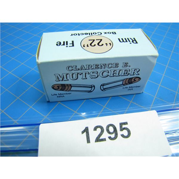 COLLECTOR BOX OF .22 AMMO