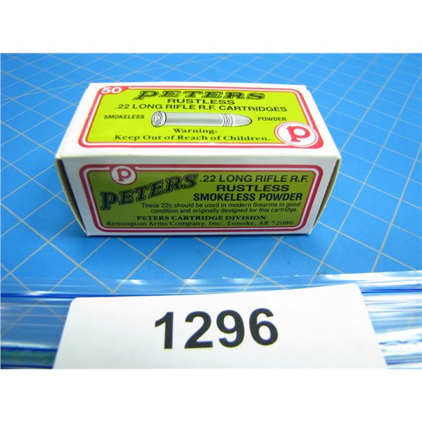 COLLECTOR BOX OF .22 AMMO