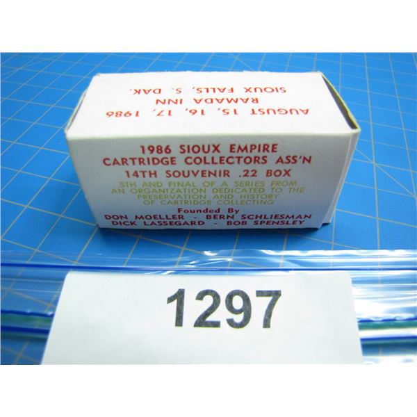 COLLECTOR BOX OF .22 AMMO