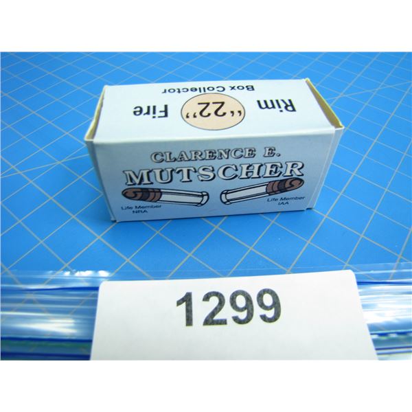 COLLECTOR BOX OF .22 AMMO