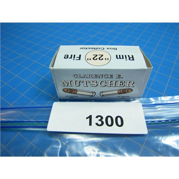 COLLECTOR BOX OF .22 AMMO