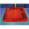 Image 1 : Glass display case. Lined in red velvet.