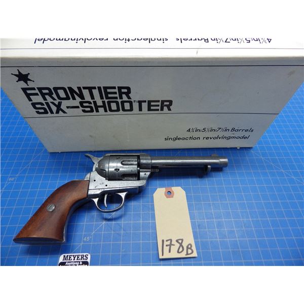 REPLICA -- Frontier Six Shooter, 5.5 inch barrel, made in Spain, FOR DISPLAY PURPOSES ONLY