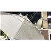 Image 2 : TREASURE GARDEN 9' COLLAR-TILT OCTAGONAL UMBRELLA. ANTHRACITE FRAME WITH BEACON ASH FABRIC