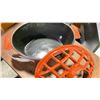 Image 3 : TERRACOTTA COLORED RED LATTICE CAST IRON STEAMER