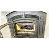 Image 2 : PEARL 3600 WOOD FIREPLACE-DEMO UNIT. WITH DECORATIVE FACEPLATE. 1.49 G/H, HEATS UP TO 1,500 SQ FT,