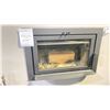 Image 1 : ELEGANCE 36 WOOD CLEAN FACE RECTANGLE FIREPLACE-DEMO. WITH SOAPSTONE PANELS, CLEAN FACE SURROUND,
