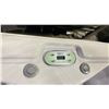 Image 4 : ARTESIAN SPAS MODEL GARDEN SPAS IRIS. 78"X60"X30". 110V. SILVER MARBLE/GREY CABINET. SEATS 4